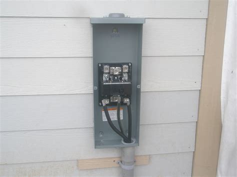 electric meter box with breaker|200 amp meter and disconnect.